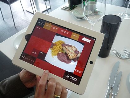Echte Innovation im Kameha Grand Bonn: iPad-App mit Livestream zur Kameras in der Küche und elektronische Speisekarte