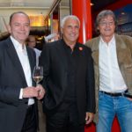 Drei Fußballtrainer-Legenden vereint in der Bergstation-Tirol (von links): Herbert Prohaska, Hans Krankl und Didi Constantini