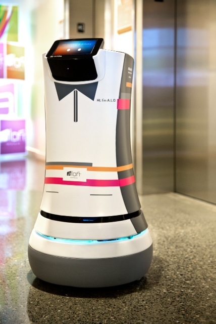 Service-Roboter "Botlr" im Aloft Hotel Cupertino