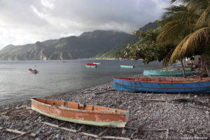 Im südlichsten Teil Dominicas befindet sich die Soufriere Bay mit der pittoresken Ortschaft Scotts Head.