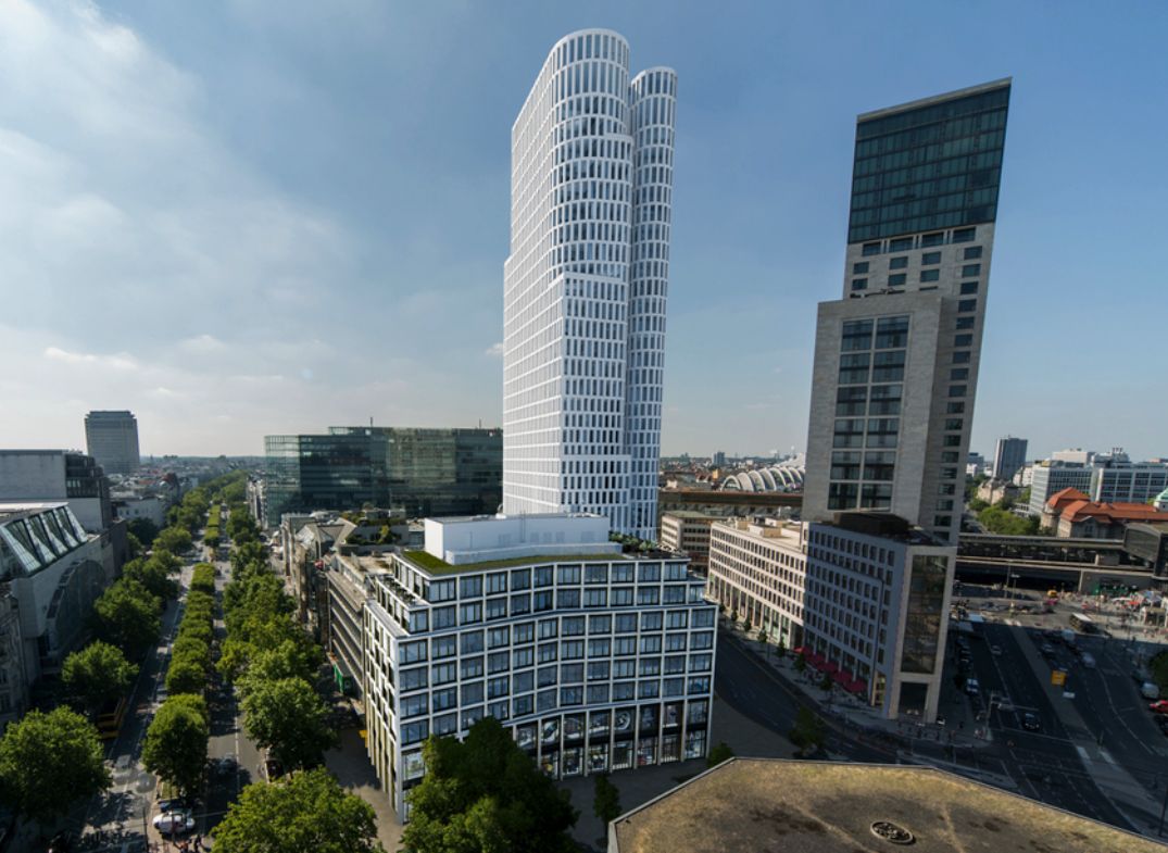 Motel One eröffnet Ende 2016 ein Budget Design Hotel mit 582 Zimmern und Panorama Lounge in der Topetage in Berlin – vis-a-vis vom Waldorf Astoria