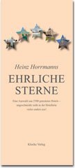 Heinz Horrmann übertrifft eigenen Weltrekord: 37. Hotel- und Genussbuch erschienen - "Ehrliche Sterne" mit neuen Hotelgeschichten im Klocke Verlag erschienen / Cover: Klocke Verlag