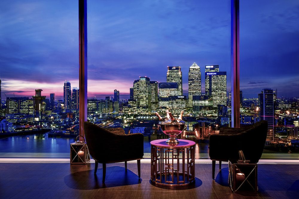 InterContinental London O2 – Skyline-Bar mit Panoramablick über Themse und die Silhouette der britischen Hauptstadt (Foto: IHG)