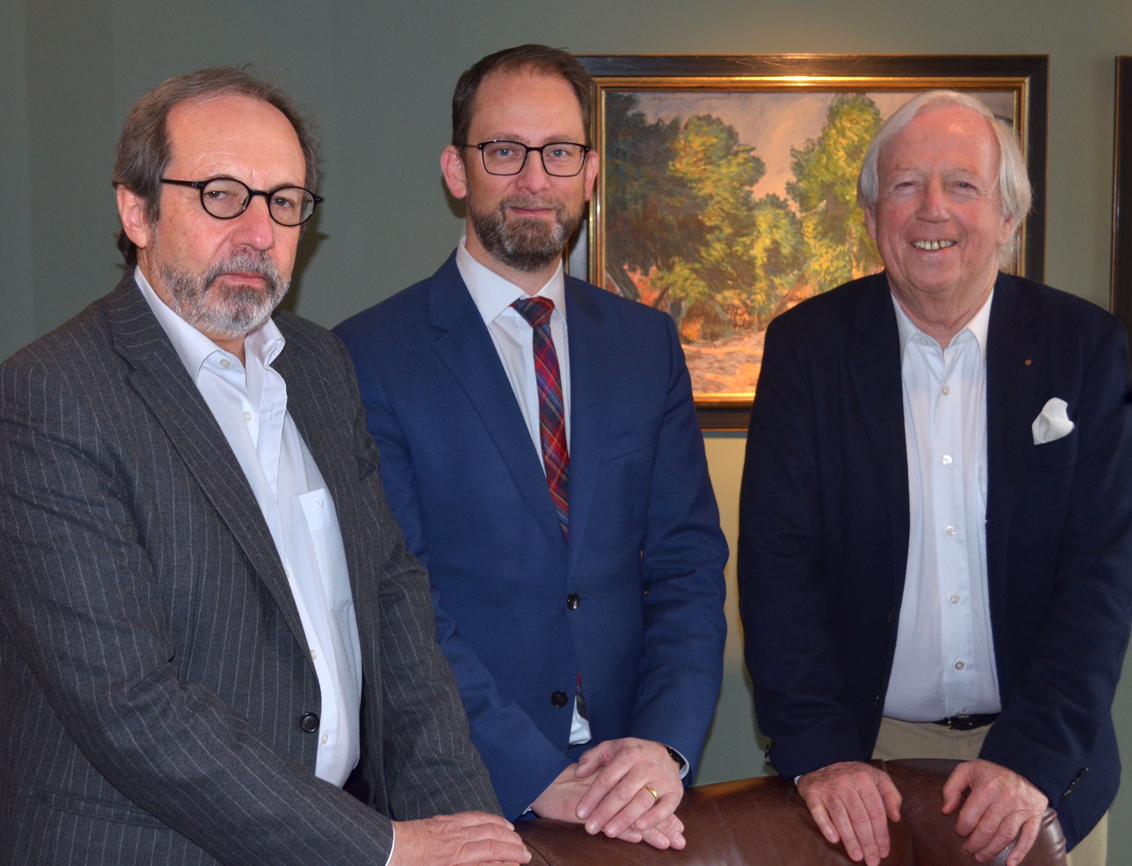 Nun ganz offiziell Partner im neuen Joint-Venture Deutsche Hotel & Resort Holding: (von links) Professor Stephan Gerhard, Alexander Winter, Horst Rahe (Foto: DSR)