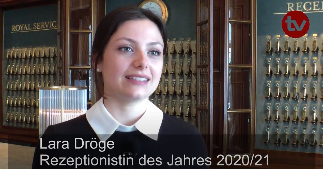 Lara Dröge ist Rezeptionistin des Jahres 2020/21